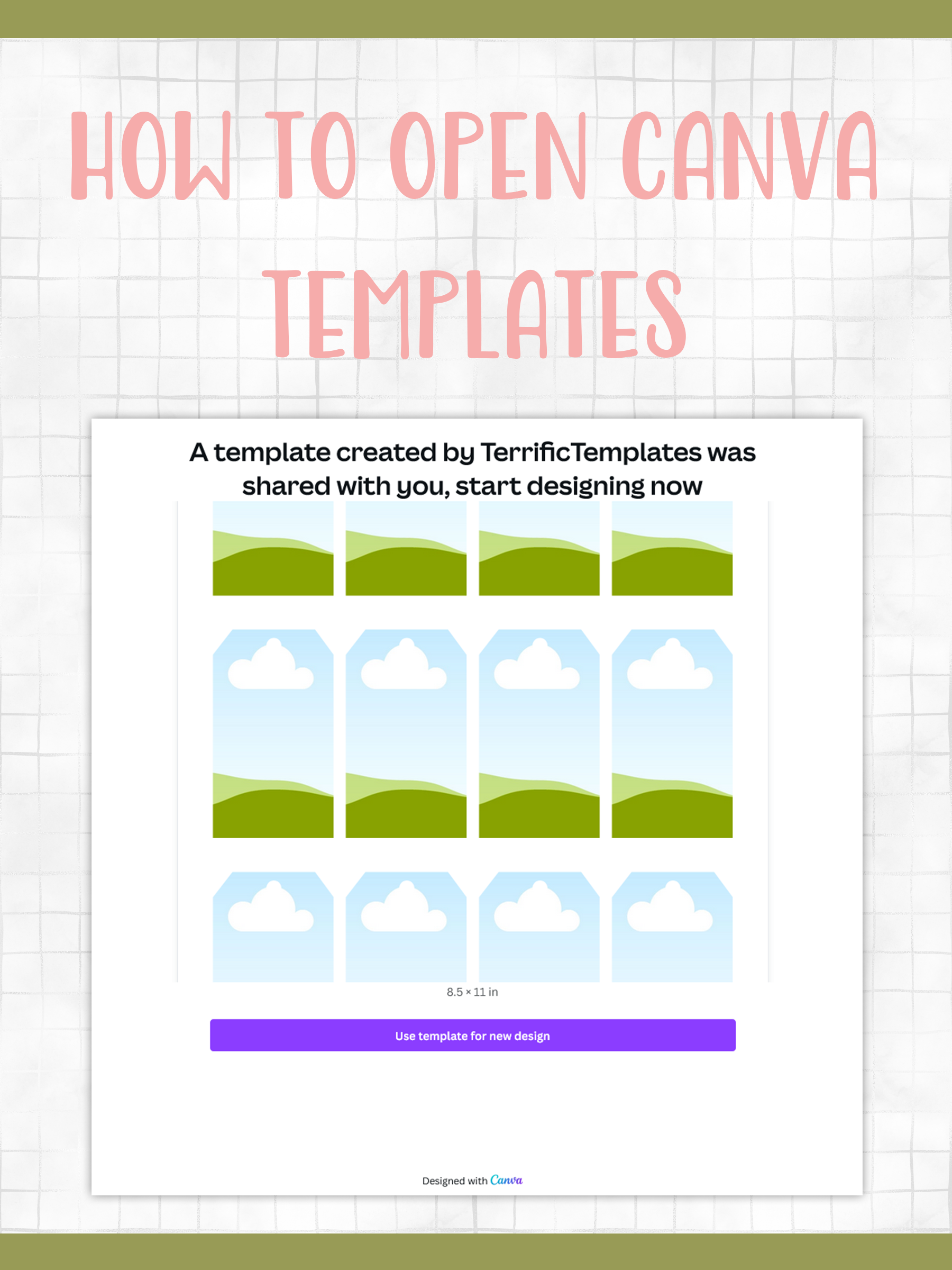 open canva templates