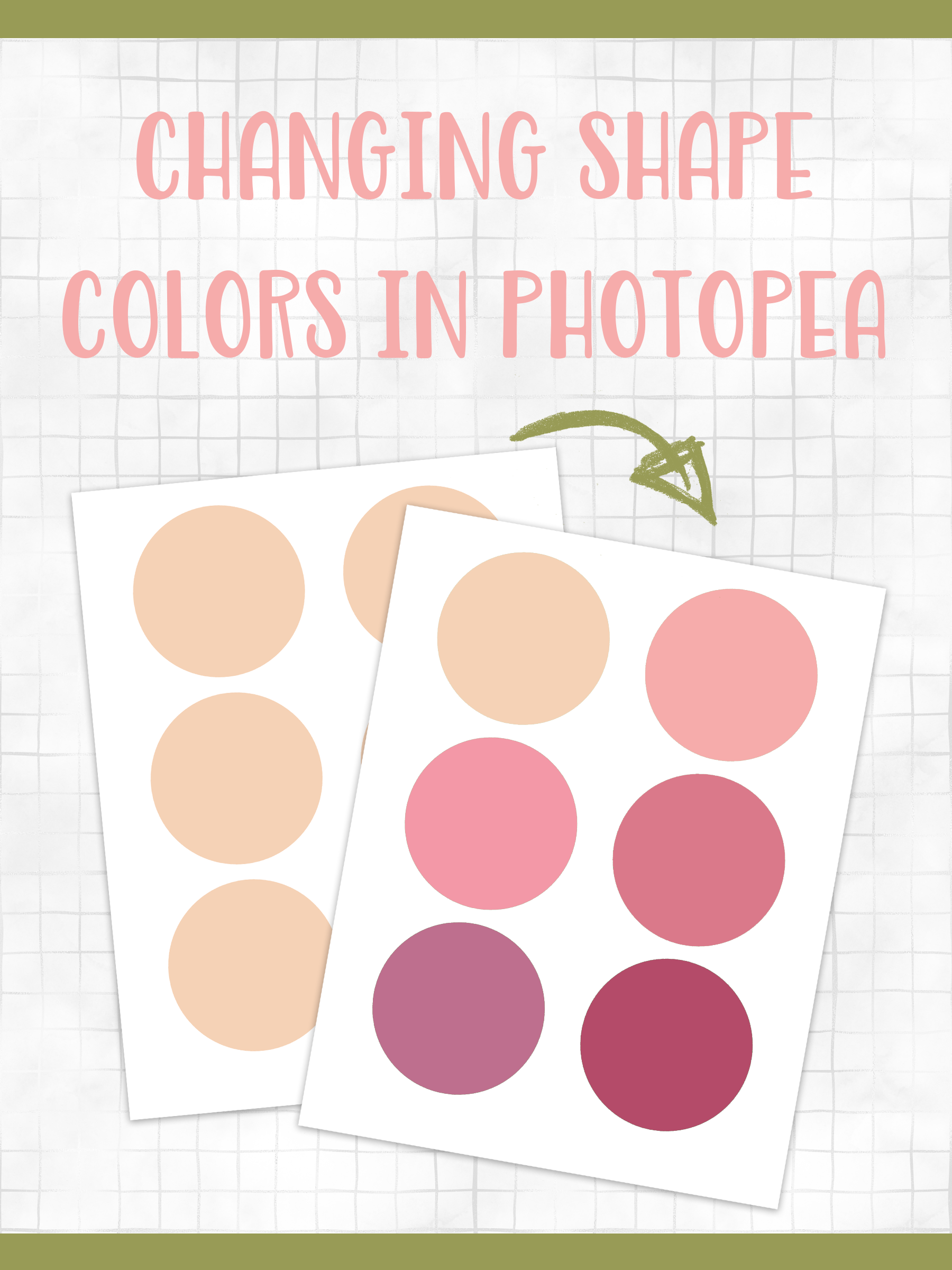changing shape colors in photopea