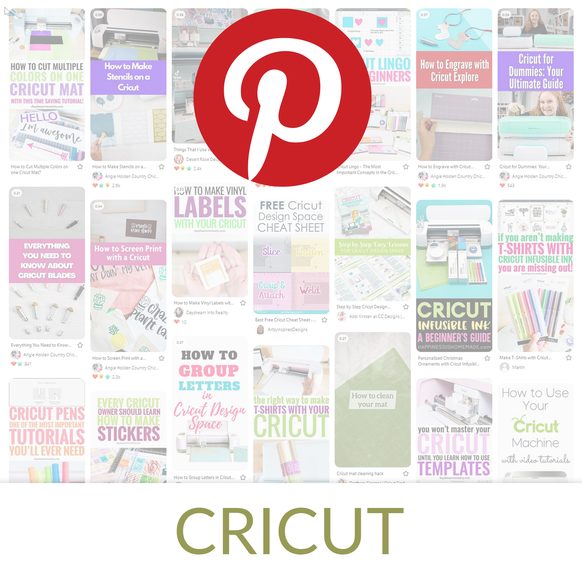 Cricut Tutorials Pinterest Board